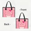 Cute Cupcake Print Tote Bag Casual Portable Large Capacity Shopping Handbag for Daily Use