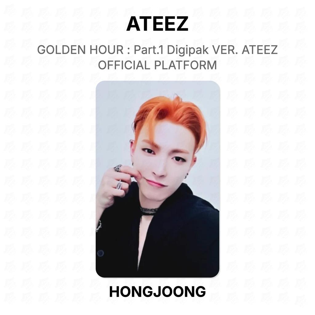ATEEZ GOLDEN HOUR : Part.1 Digipak VER. ATEEZ OFFICIAL PLATFORM Official Photocard