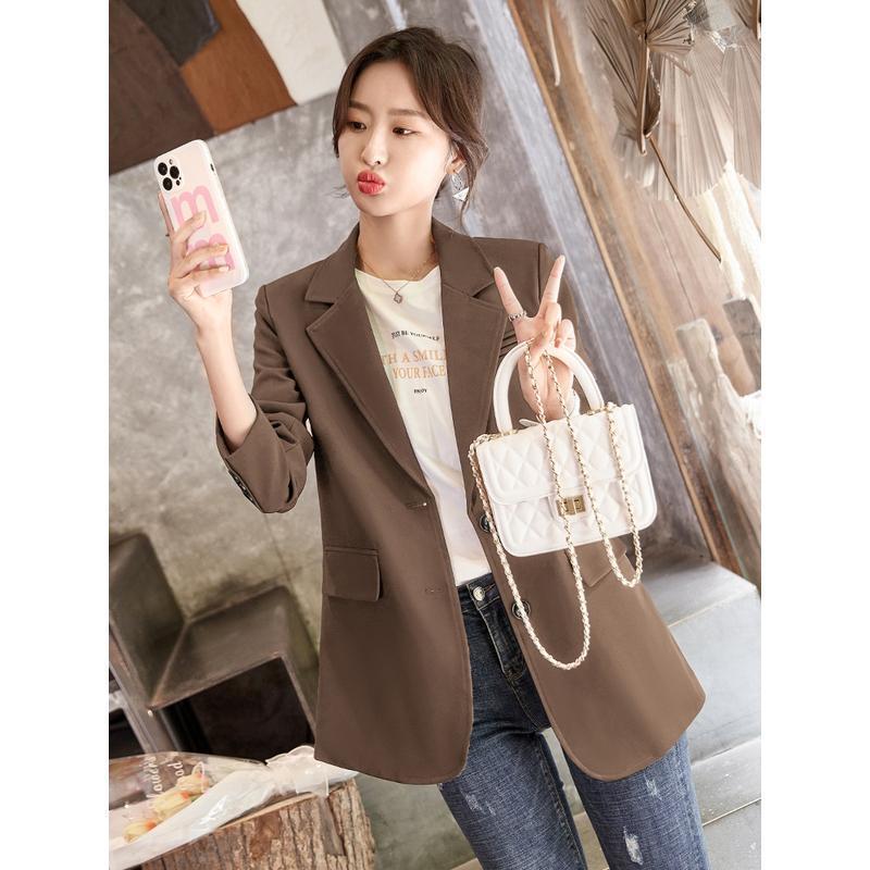 Women's Velvet Thick Quilted Blazer - Petite, Casual Design for Autumn/Winter 2025