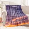 6 Size Christian Bible Psalm Flannel Art Blanket Sofa Bed Cover Four Season Soft Fluffy Quilt Blanket Flannel Throw Warm Gifts