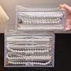 1pc Transparent necklace storage box, jewelry tray, necklace display cabinet, suitable jewelry storage drawer for women