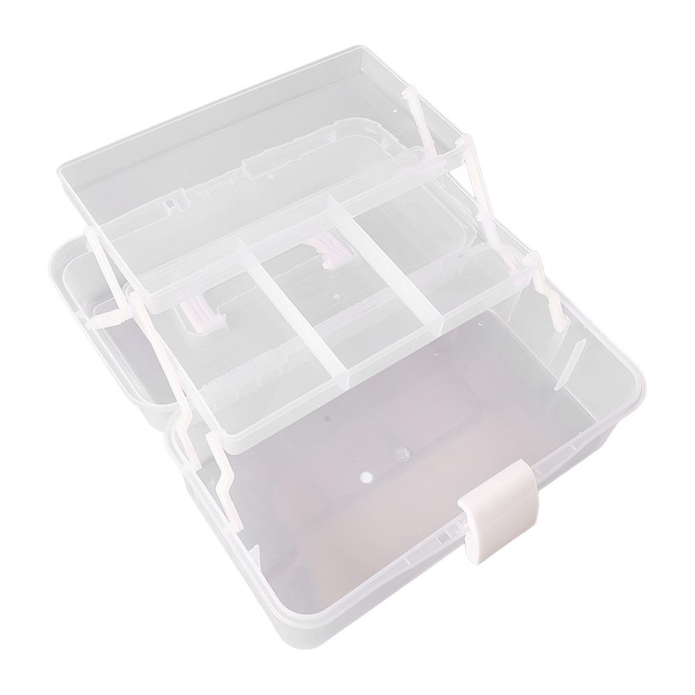 Plastic Folding Tool Box Folding Plastic Storage Box Multipurpose Organizer  For Art Craft