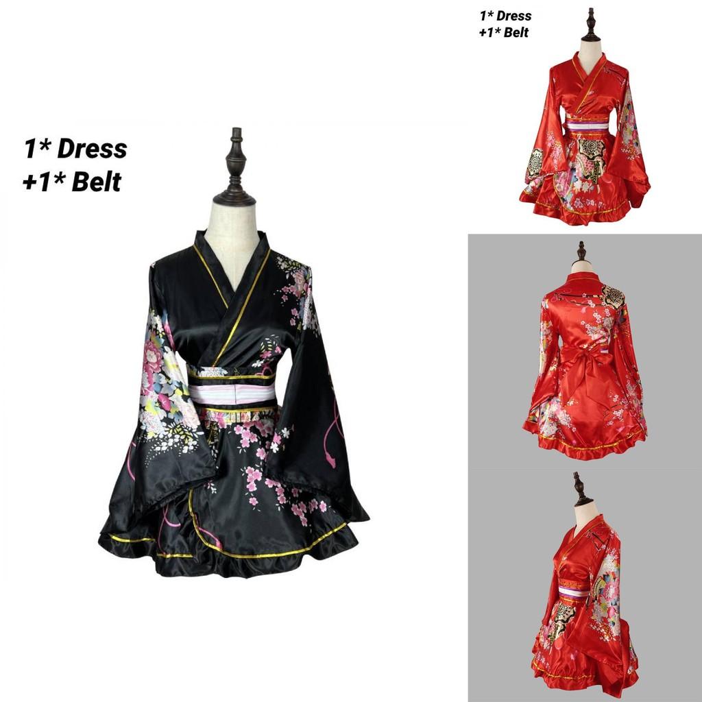 Long Women's Kimono Robe Traditional Style Cosplay Costume Anime Inspired Casual Home Clothing" Characters)