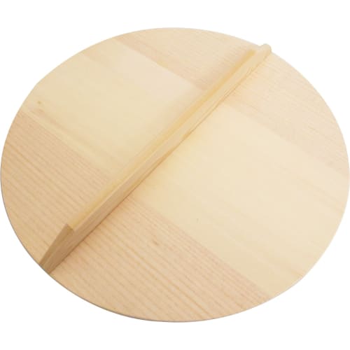 Ichihara Woodworking Wooden Lid, Natural Wood, 48cm, 10021