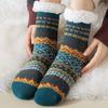 Floor Socks In Autumn and Winter Thickened with Fleece for Warmth and Anti Slip Mid Tube Socks for Home Use