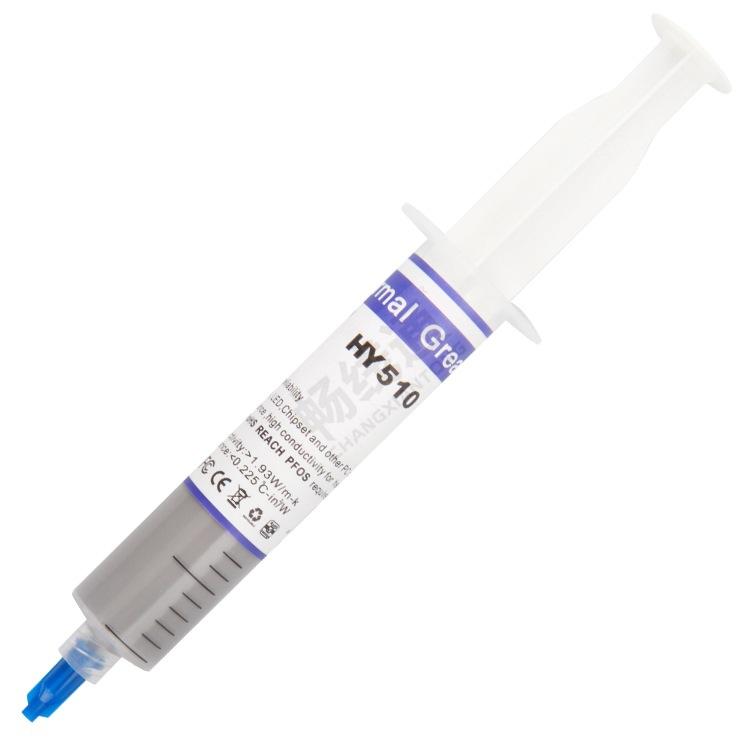 

HY410/510/610 30g Silicone Thermal Paste Heat Transfer Grease Heat Sink CPU GPU Chipset Notebook Computer Cooling Syringe