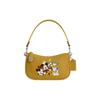 X Disney Collaboration Swinger 24 Cute Mickey Mouse Friends Print Zipper Closure Recycled Leather Shoulder Bag Women Shoulder Bag CQ791-LHRQD