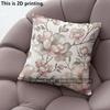 Pink Floral Pillow Covers Pattern Cushion Cover Suitable for Sofa Bedroom Car Pillow Cover