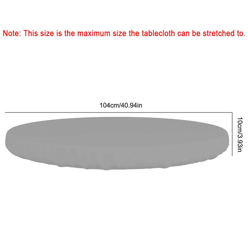 Round Table Rain Cover Outdoor Garden Furniture Waterproof Sun-Proof Protection Garden Patio Rain Covers Oxford Fabric Lining