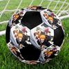 Pallone da Calcio Colorato Cucito a Macchina PVC Misura 5 Pronto per Allenamento di Squadra e Competizione Resistente Alto Rimbalzo Raffreddamento Regalo Sportivo