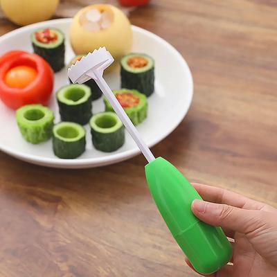 4 w 1 owoce warzywa Corer spiralne kopanie Vege wiertarka Veggie korkociąg Carver z 4 szt. wymienna głowica Spiralizer Cutter Tool