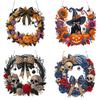 Acrylic Special Shape Bow Skeleton 5D DIY Diamond Painting Wreath Pendant Diamond Painting Wreath Decor for Garden Window Decor