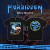 Forbidden 40 Years of Evil  T-shirt Men Women Heavy Metal Death Rock Band Printed Cotton Oversized Short Sleeved Streetwear Y2k Female Male Clothing