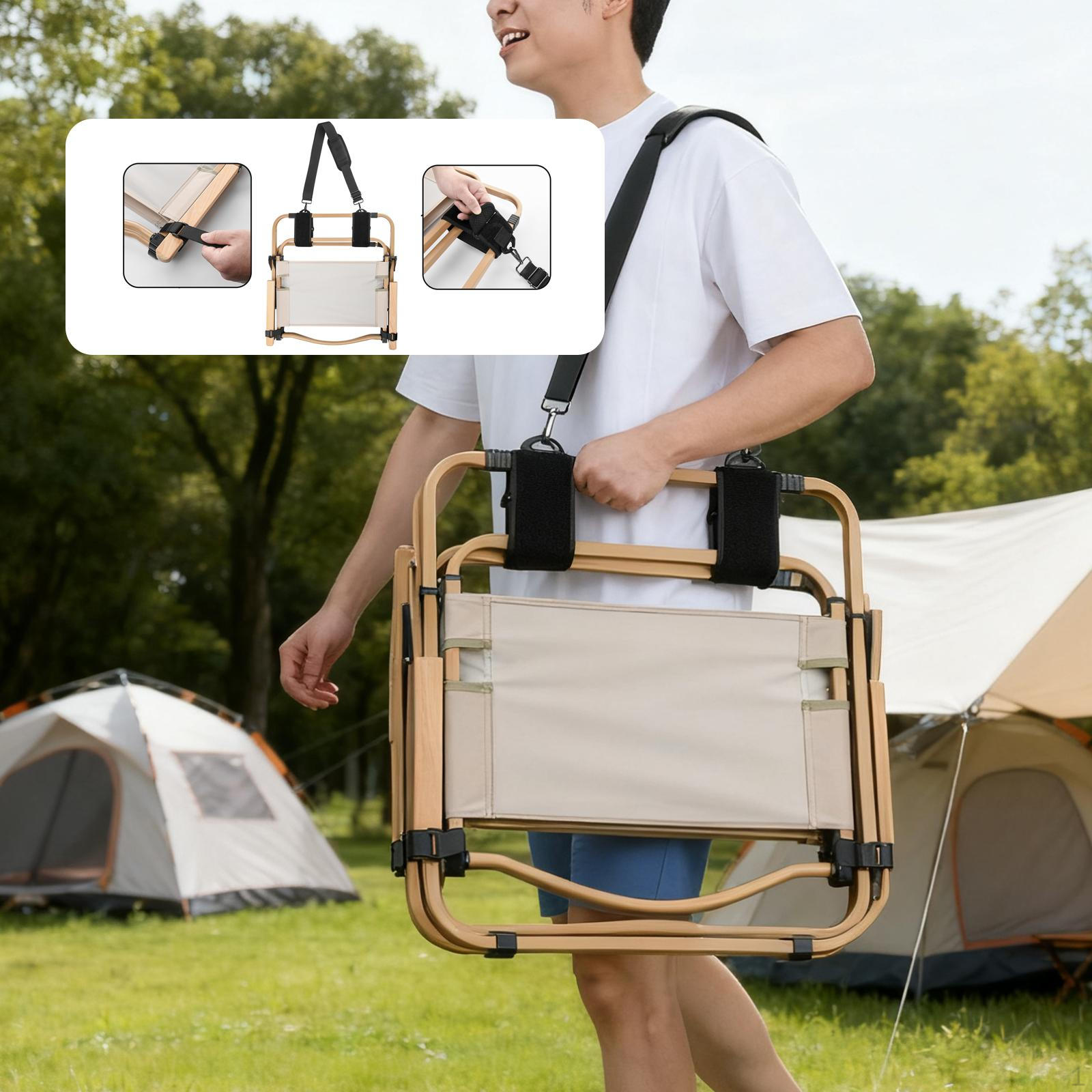 

Ремень для переноски пляжного кресла, переноска, комфортная толстая плечевая накладка, беговел, для улицы