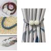 Elegant Magnetic Curtain Tiebacks With Braided Ball Buckle For Stylish Drapery