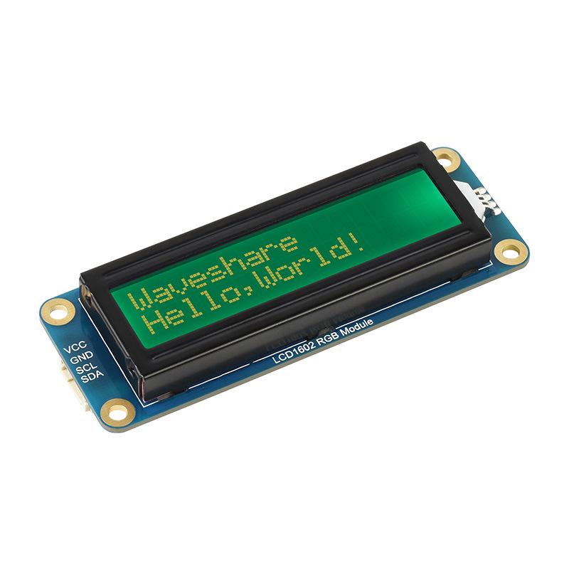 Micro Snow 1602 LCD Screen with Color Backlight - 32 Characters, 3.3V/5V Compatible