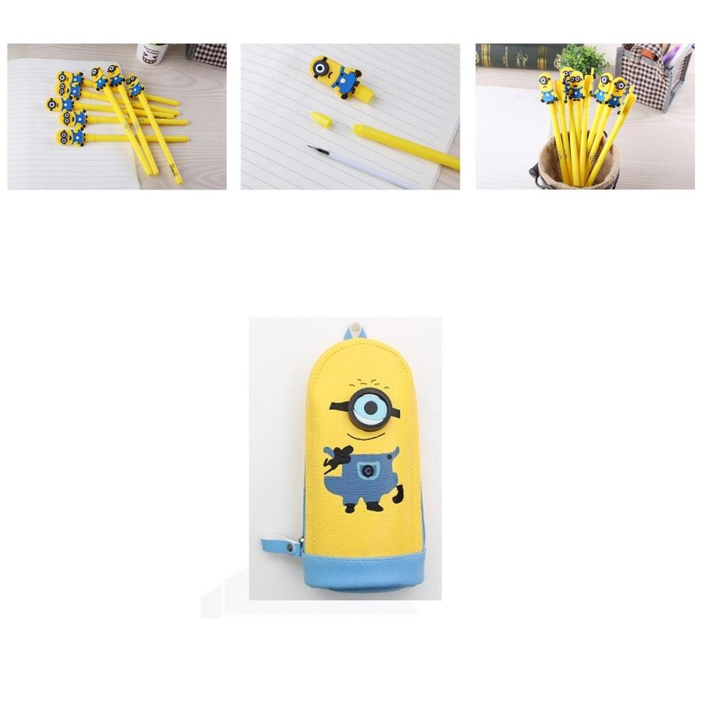 Minions Stationery Black Neutral Pen With 05mm Tip For Office And School Use