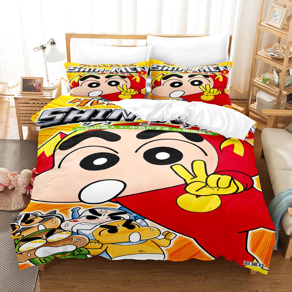 

3D Digital Printing Quilt Cover Three-Piece Bed Sheet Dormitory 90 * 200