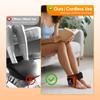 Electric Vibration Ankle Massager Heated Ankle Wrap Foot Protector Support Brace Heating Massage Strap For Joint Sprain