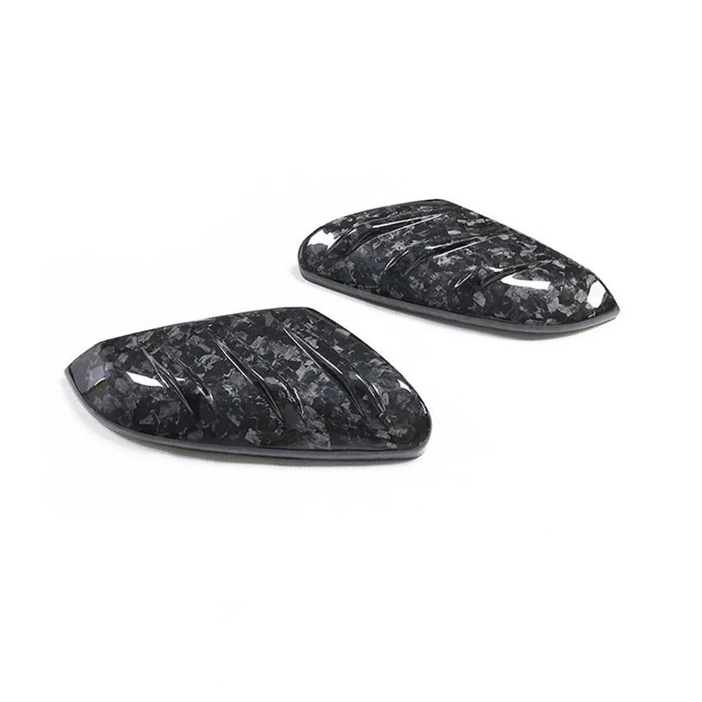 Pair Car Rearview Mirror Cover Glossy Black/Carbon Fiber Side Door Mirror Cover For Honda Civic 10th 2016 2017 2018