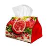1pc Botanical Pomegranate Tissue Box Holder - Realistic Pomegranate Design with Suitable for Paper Towels, Decorative Table, Picnic, Dining Room - Hol