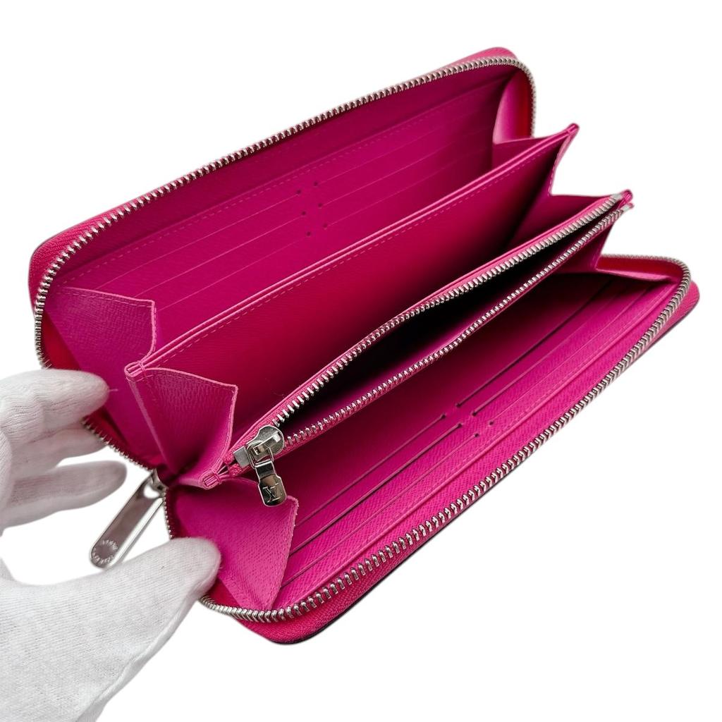 LOUIS VUITTON Epi Leather Long Wallet purse Epi Leather pink Women M82050 Used