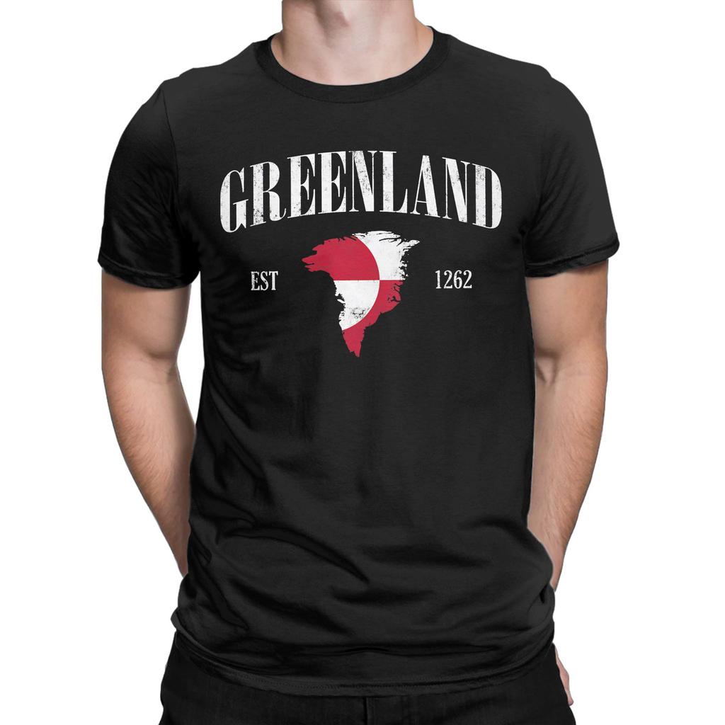 Unterstütze Grönland Est 1262 T-Shirt Sommer Beliebte T-Shirts Mann Baumwolle Rundhals 4XL 5XL 6XL Top T-Shirts Kurzarm Y2K Lustiges T-Shirt