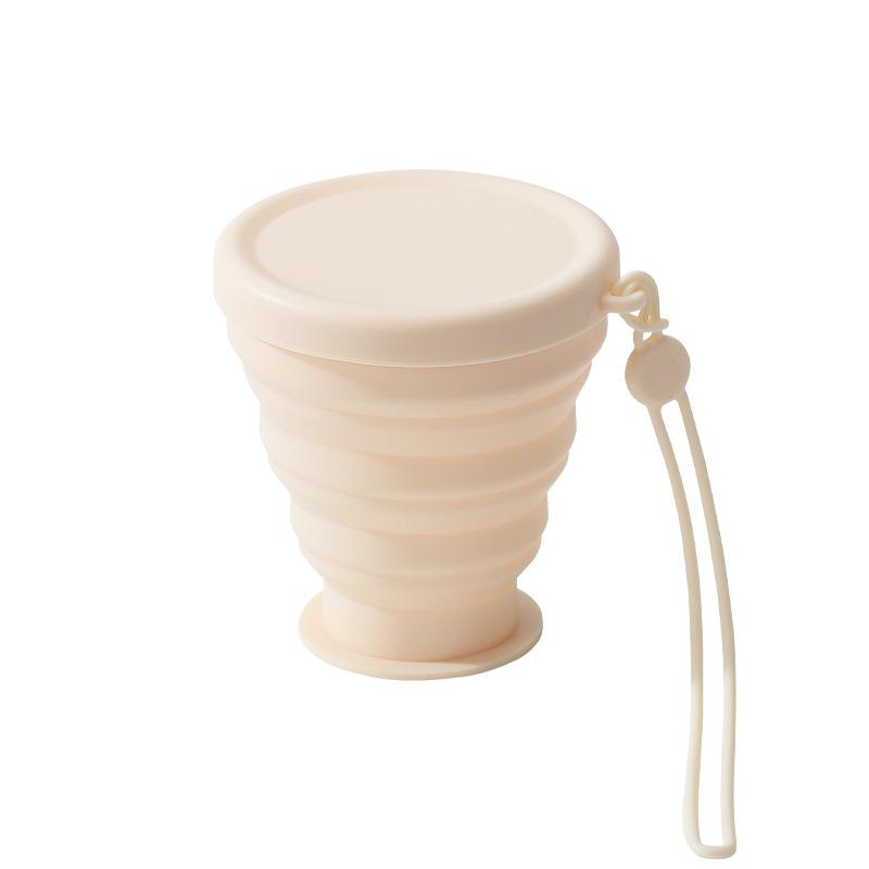 Water Cup, Food Grade Full Silicone Folding Zip Tie, Portable Travel, Outdoor Camping, Stretchable, High Temperature Resistant