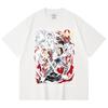 230 Gsm 100% Cotton Jujutsu Kaisen V65 Yuta Print Unisex Heavy Cotton T Shirt