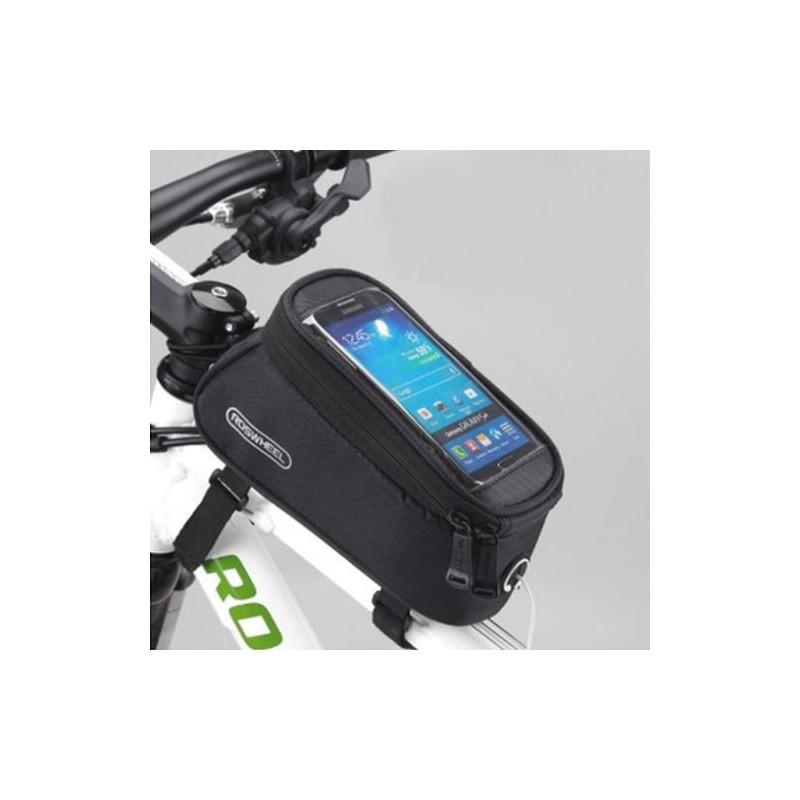 Mountain Bicycle Front Tube Bag With Touch Screen For Cycling Enthusiasts