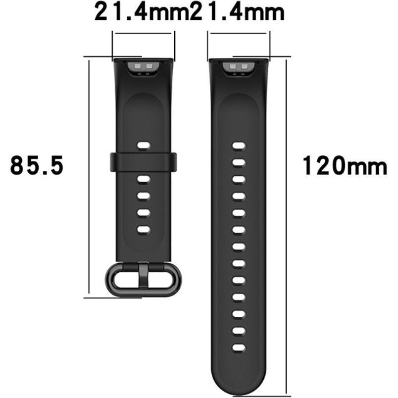 Silicone Strap for Xiaomi Redmi Watch 2 Lite, Black