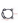 5Pcs Engine Oil Filter Cover Gasket Motorcycle Fit For Honda CBR250RA CRF250L CBR300RA CB300F CB300FA CMX300A CRF250RL CBF300NA