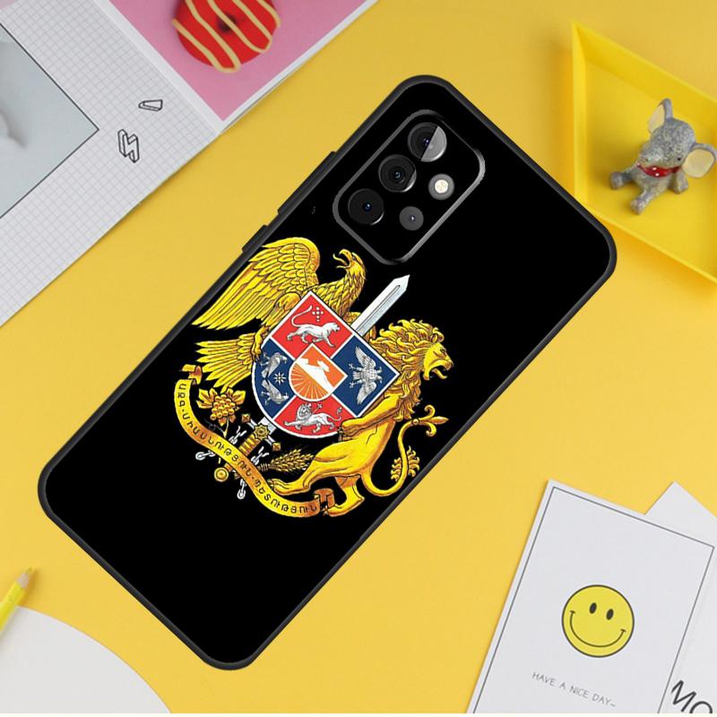 Armenian Flag Phone Case For Samsung Galaxy A53 A33 A13 A12 A32 A52 A14 A34 A54 A15 A25 A35 A55 A71 A51