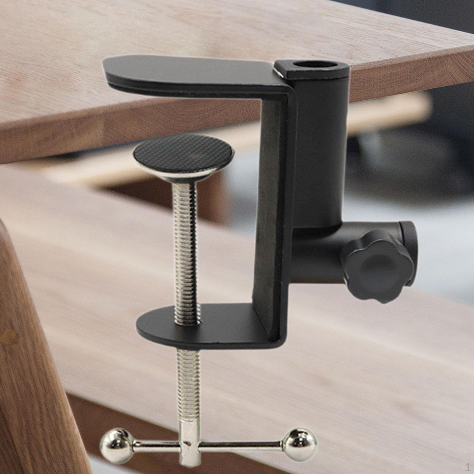 

Базовое крепление-подставка Регулируемое Универсальное Сверхпрочное Настольная лампа Быстрый захват Настольное чёрный