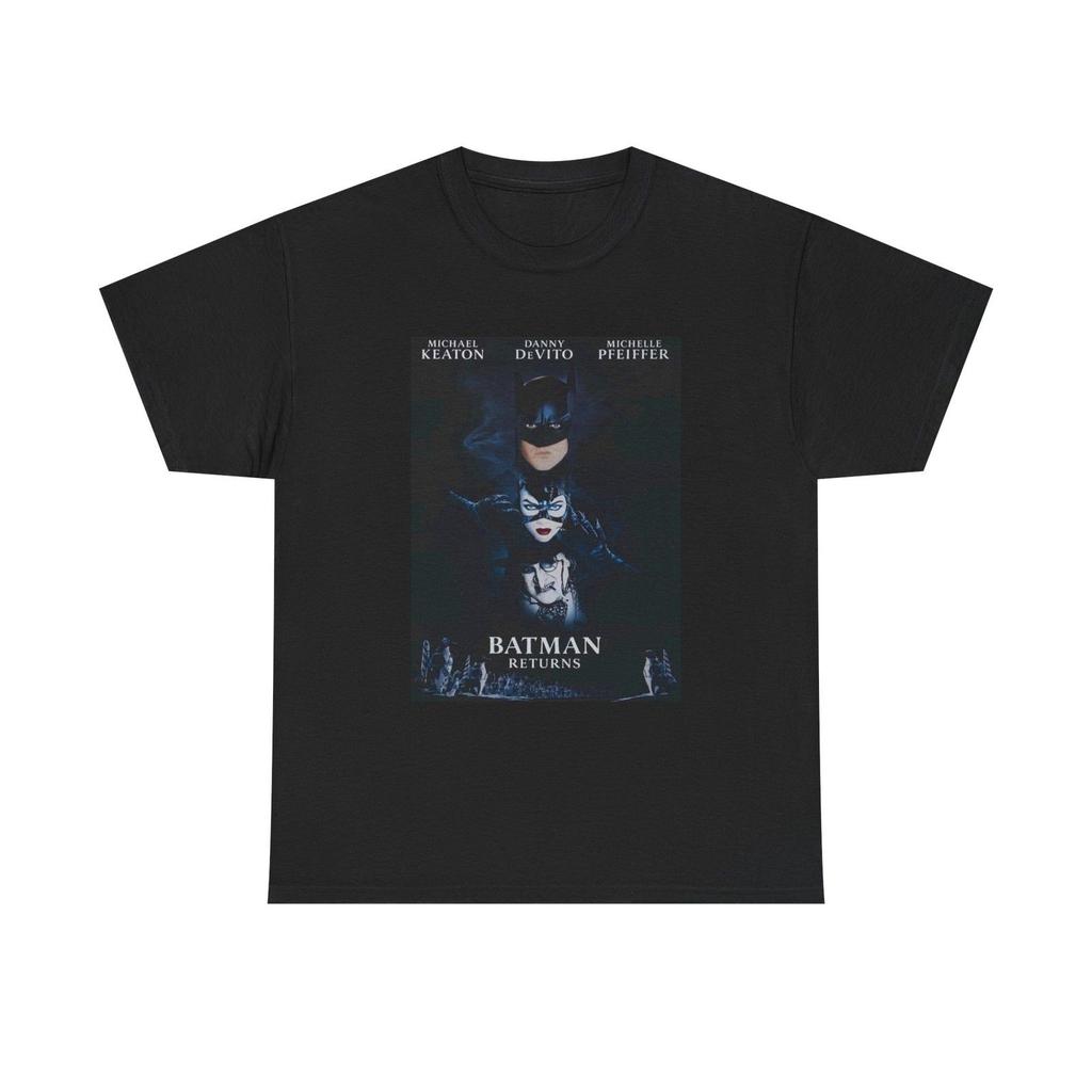 Unisex Shirt Cotton Oversize Large Size Batman T Shirt Retro Movie Poster Vintage 90s Unisex Heavy Cotton Tee