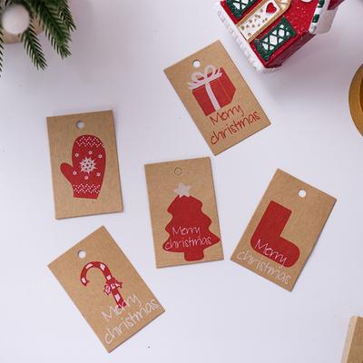 Kraft Paper Tags Handmade Diy Decoration Tags Christmas Packaging Tags Cute For Christmas Party Festival Crafts Decoration