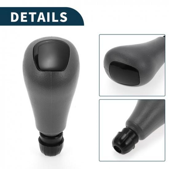 Automatic Gear Shift Knob for Mercedes-Benz C-Class 2000- Plastic Black Gray