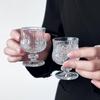 ZISIZ Retro Engraved Mini High-Foot Shot Glass