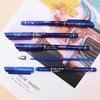 6Pcs Erasable Pen Gel Pen Durable Plastic Ink Blue 0.5mm Useful Student Erasable School Pen Stationery Supplies