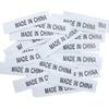 Fabric Label for Clothing: "MADE IN CHINA" - Origin and Care Instructions Included