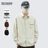 Men's Letter Print Casual Overshirt
