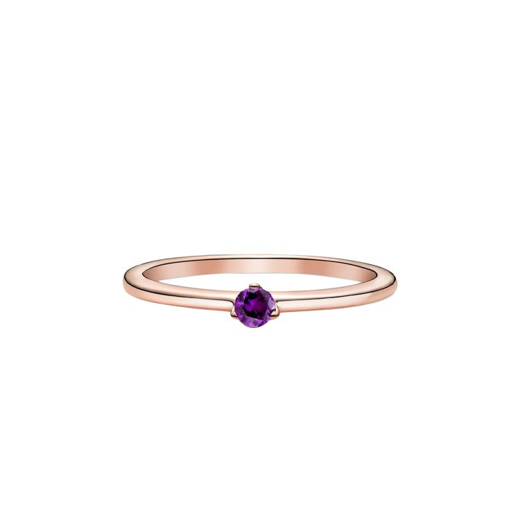 Pandora Purple Solitaire Ring Women rings 189259C06 48