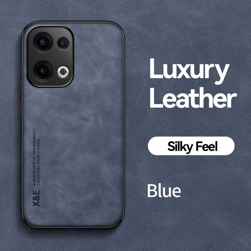 Funda For Oppo Reno 13 Pro 13F 4G 5G Case Car Magnetic Holder Leather Phone Case for Reno13 13pro 5G Soft Frame Shockproof Cover