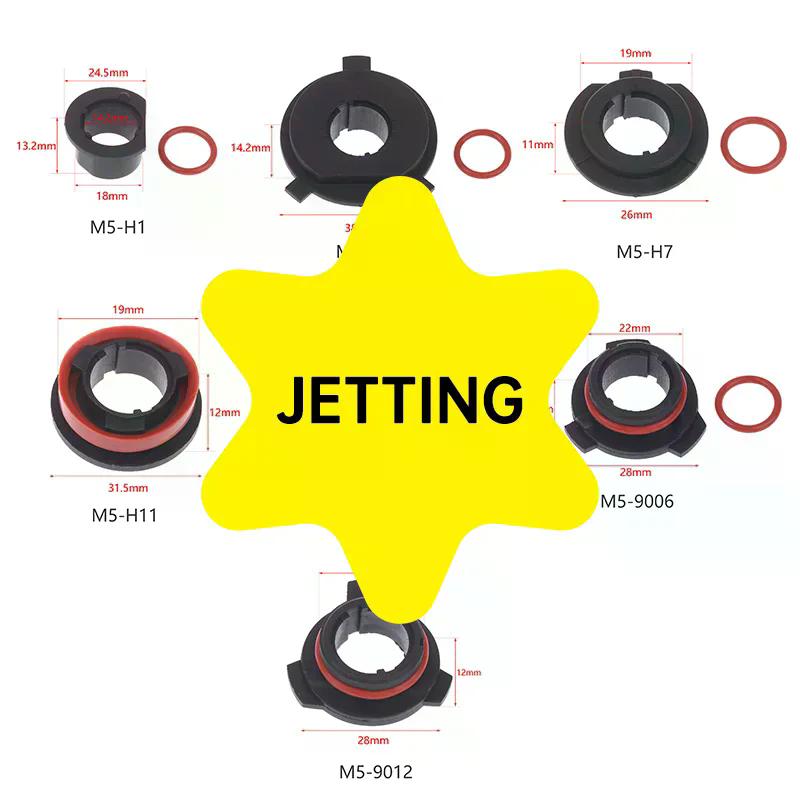 Car LED Headlight Bulb Base H1 H4 H7 H11 9005 9006 9012 High Temperature Automobile LED Lamp Chuck Bulb Holder Adapter