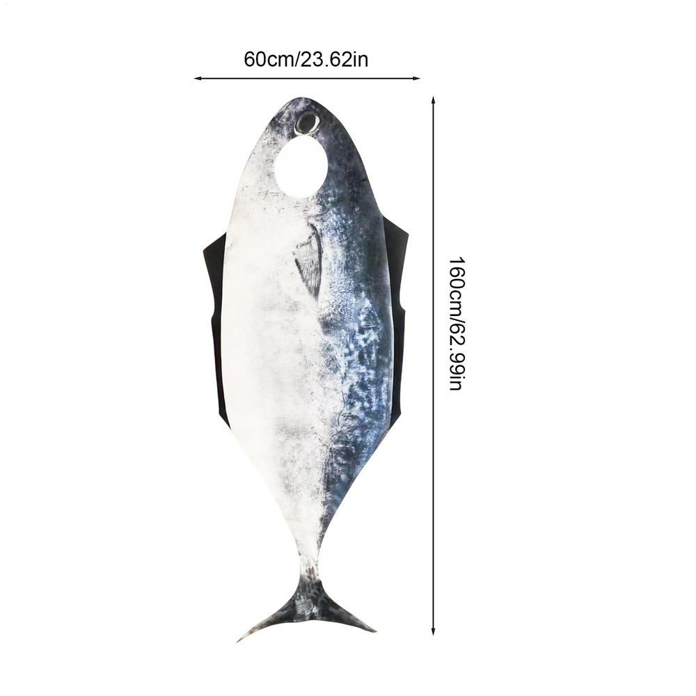 Костюм Рыбы Косплей Костюм Рыбы Смешной Хэллоуинский Костюм Женский Мужской Комбинезон Карнавал Маскировка Ношение Шоу Вечеринка