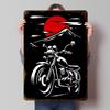 Classic Motorcycle Printed Poster Customized Wall Art Retro Vintage Metal Tin Signs for Room Decoration Bedroom Decorations Home
