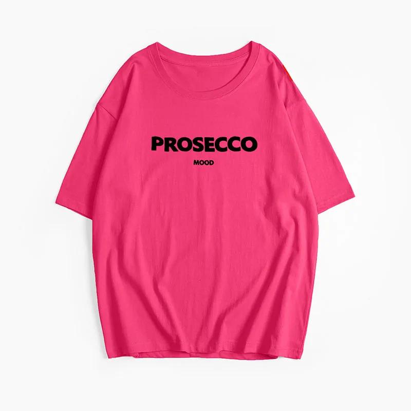 Fashion Cotton Simple Letter Prints T-Shirts Womens Loose O-Neck Short Sleeve Tops Summer Street Female Clothes