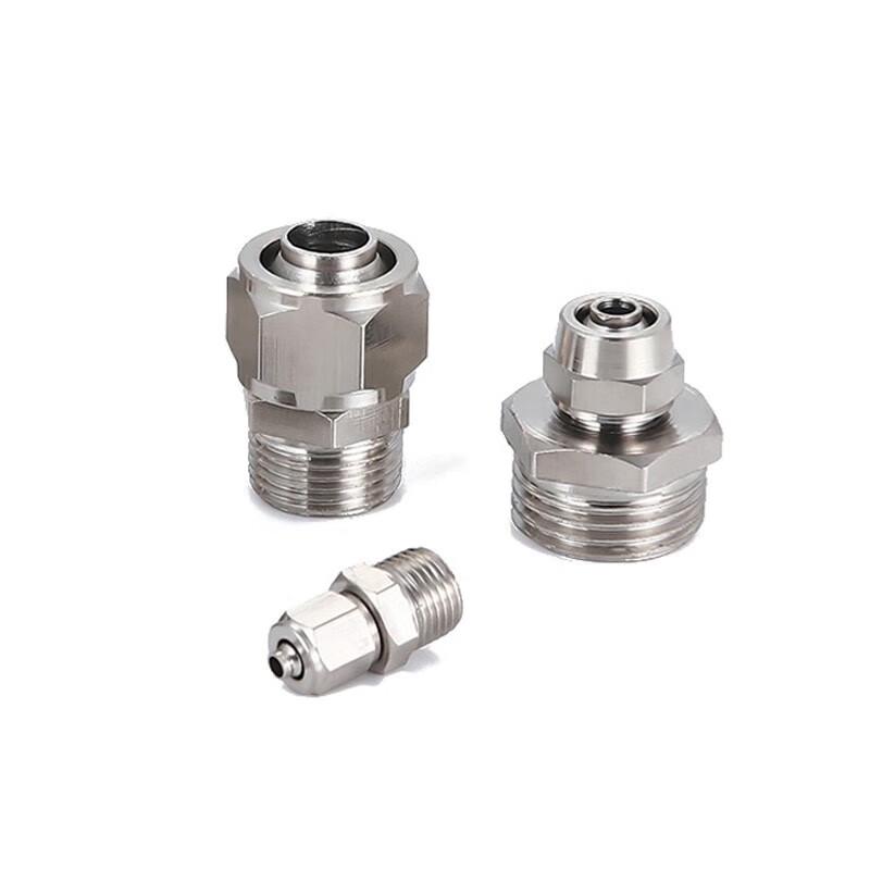 304 Stainless Steel Straight Quick-Connect Fitting
