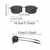 Flexible Frame Polarizing Sport Sunglasses Comfort Fit Colorful Design Frameless Sunglasses Square Shape PC