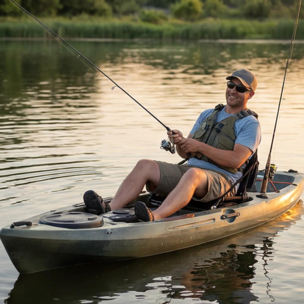 Kayak Seat: 600D Polyester Padded Backrest with 4 Adjustable Straps - Detachable Storage Bag Universal Canoe Chair for Fishing Boats Paddleboards